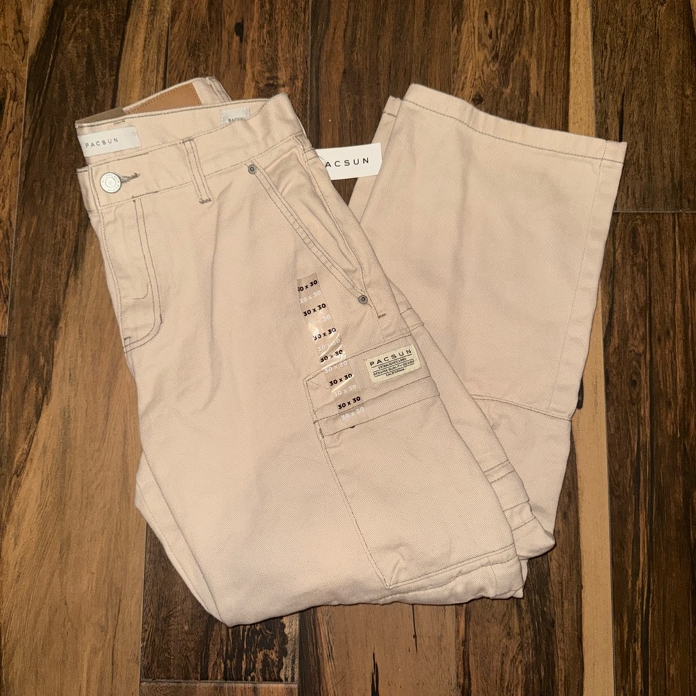 PacSun Light Tan Utility Pants 30x30